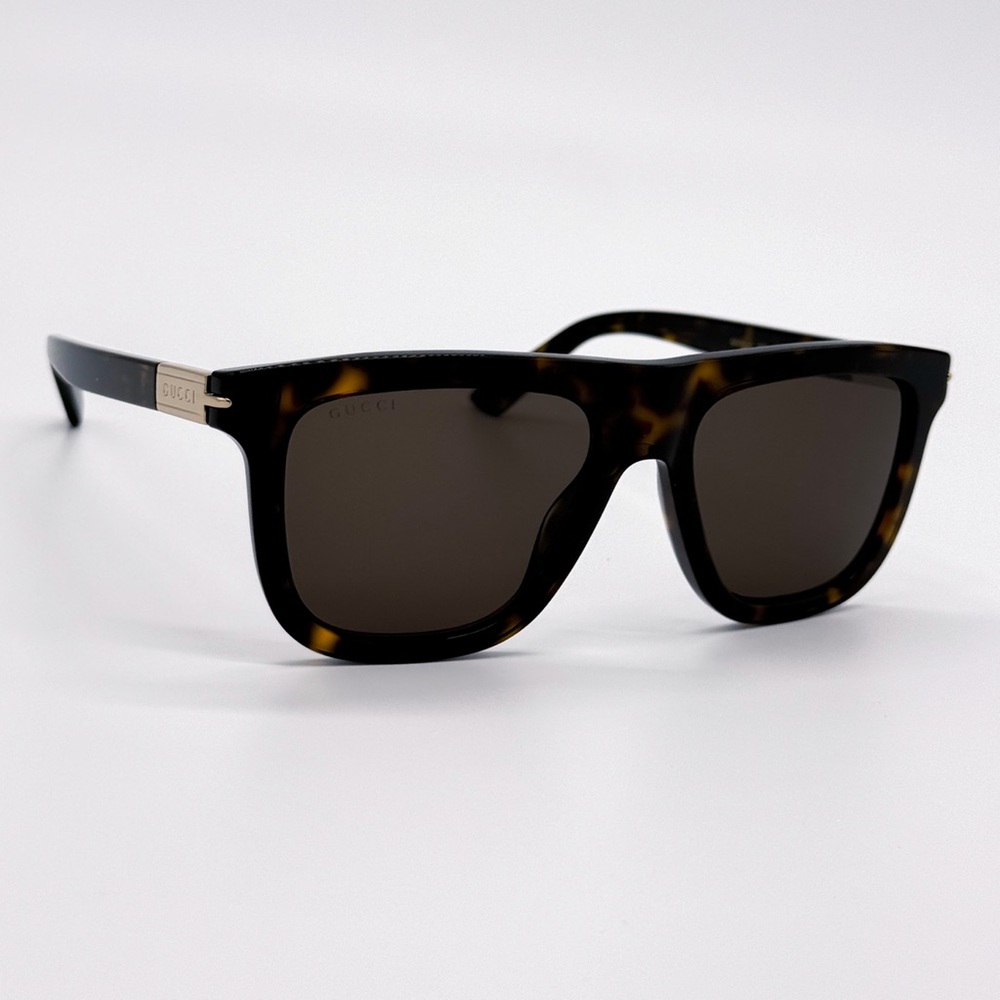 NEW GUCCI GG1502S 002 HAVANA BROWN UNISEX SQUARE SUNGLASSES GUCCI - Picture 4 of 10